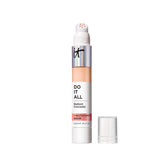 IT Cosmetics Do It All Radiant Concealer bottle close-up shows hydration and radiance