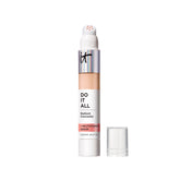 IT Cosmetics Do It All Radiant Concealer bottle demonstrates easy, long-wearing concealment with a radiant finish.