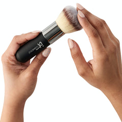IT Cosmetics Heavenly Luxe Airbrush Powder & Bronzer Brush #1 in use to apply powder evenly