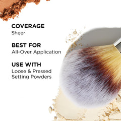 IT Cosmetics Heavenly Luxe Wand Ball Brush soft-touch handle enables comfortable, extended use