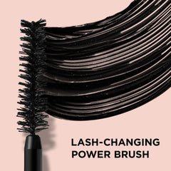 IT Cosmetics Superhero Mascara bottle label highlights collagen and peptides.