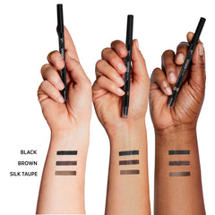 IT Cosmetics Superhero No-Tug Retractable Eyeliner packaging shot highlights travel-friendly auto-retractable design