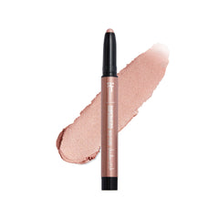IT Cosmetics Superhero Shadow Stick warm rose gold swatch shows creamy, buildable color.