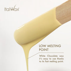Italwax hard wax beads macro showing texture for easy application.
