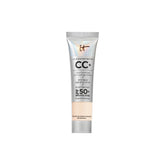 IT Cosmetics CC+ Cream Travel packaging bottle for on-the-go flawless coverage.