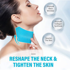 ITECFREELY patch on neck highlights skin-friendly, breathable design for comfortable wear.