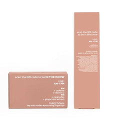 ITK Skincare AM Day Cream Vitamin C swatch shows brightening benefits for daytime use
