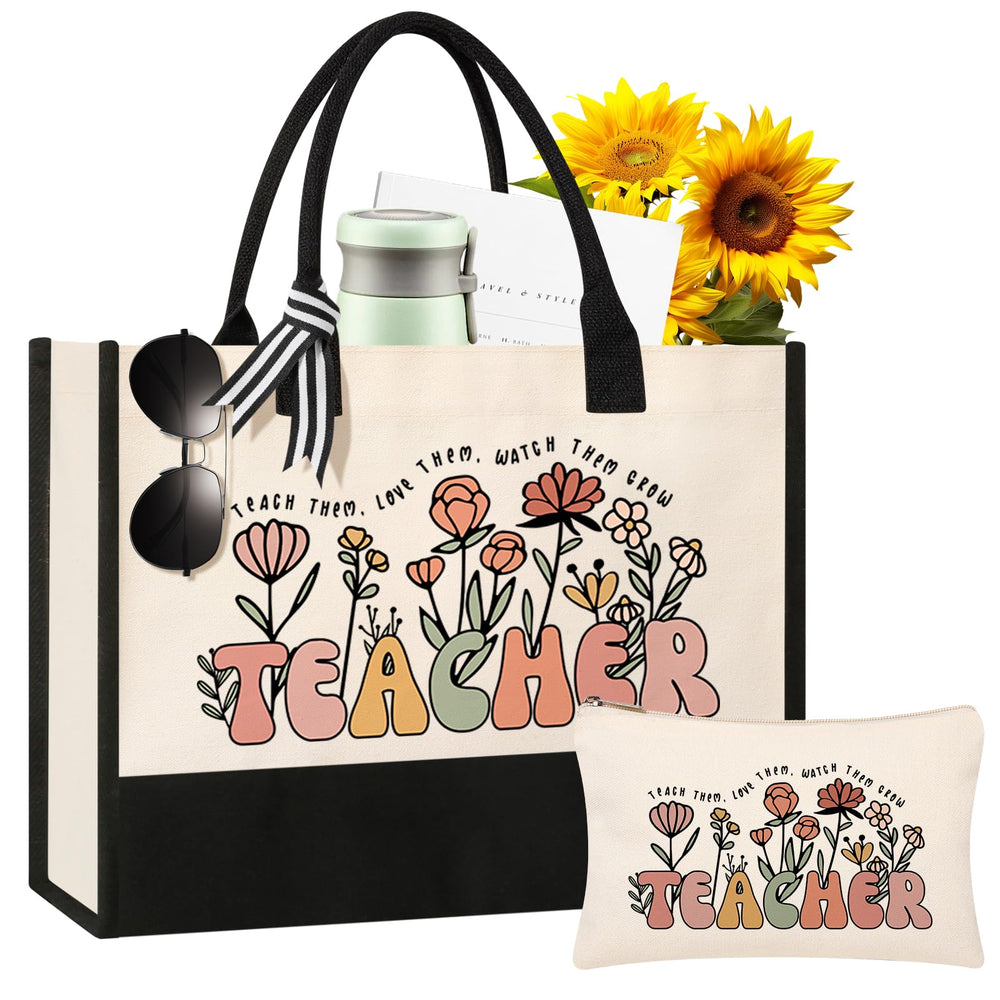 Itotegifts canvas tote bag classroom-ready with ample space for essentials
