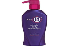 Its a 10 Haircare Miracle Conditioner bottle shows lightweight moisture and color protection.