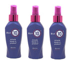 It's a 10 Miracle Leave-In bottle front highlights lightweight detangling for smoother hair
