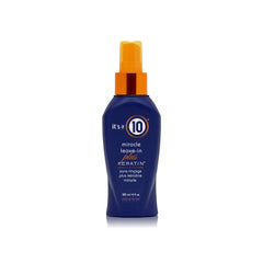 It's a 10 Miracle Leave-In Plus Keratin bottle for protective conditioning