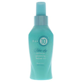 Its A 10 Miracle Blow Dry Glossing Leave-In bottle delivers weightless shine and frizz protection