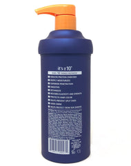 It's a 10 Miracle Deep Conditioner Plus Keratin application close-up showcases nourishment for color-treated hair.