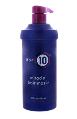 It's A 10 Miracle Hair Mask smoothing view showcases frizz reduction and shine.