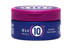 It's A 10 Miracle Hair Mask jar close-up showing creamy moisture-rich texture.