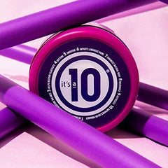 It's a 10 Miracle Hair Mask packaging on a bathroom shelf highlighting an 8 oz size.