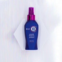 It's a 10 Miracle Leave-In pump demonstrates even application for frizz control