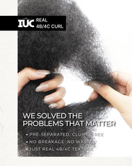 IUC Afro Kinkys braiding bundle starter for easy twists and locs.