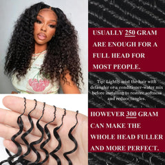 IVCoco feather crochet extensions close-up showing luxurious texture.