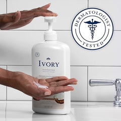 Ivory Body Wash pH-balanced skin close-up emphasizes balanced moisture for daily care