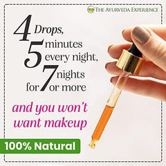 iYURA Kesaradi face oil dropper close-up reveals lightweight absorption