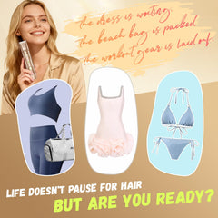 IZRIO Dermave ergonomic grip enables precise bikini trimming