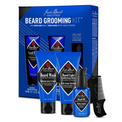 Jack Black Beard Grooming Kit travel case for easy on-the-go beard care.