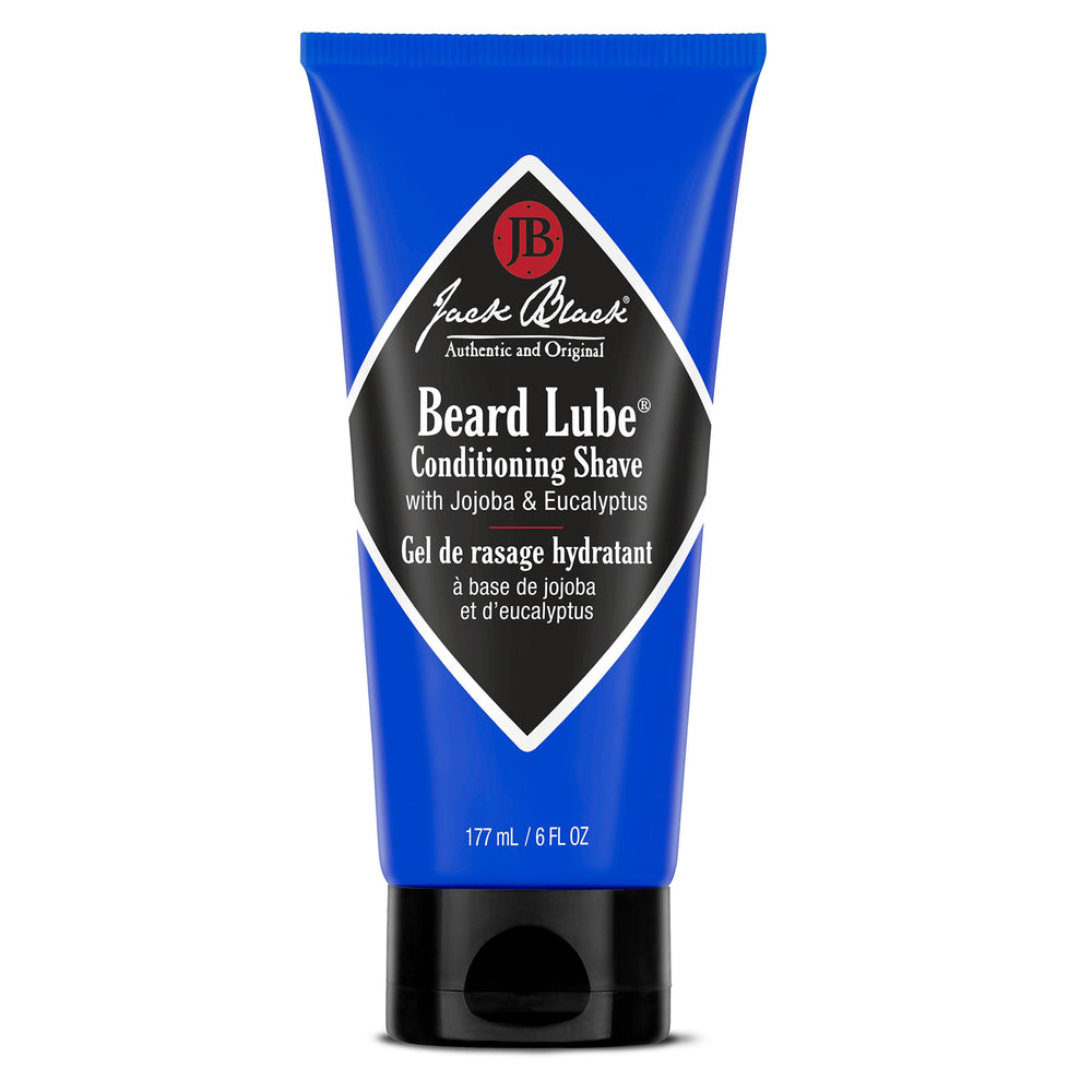 Jack Black Beard Lube Conditioning Shave with transparent texture for precise shaving
