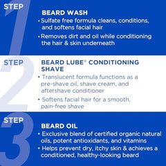 Jack Black Beard Oil nourishes skin and softens beard with organic oils.