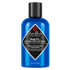 Jack Black Bump Fix bottle ready for daily acne and razor bump care, skin smoothing.