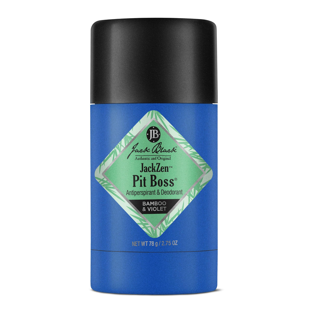 Jack Black Pit Boss JackZen stick applies smoothly for lasting odor protection and dry comfort