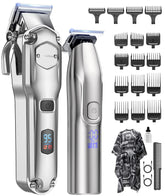 Jack & Rose clippers set front view for cordless home grooming