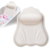 Jalopink bath pillow 4D-air-cushion head-support for a comfortable soak.