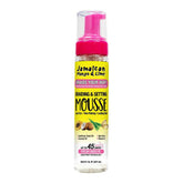 Jamaican Mango & Lime Braids Your Way Mousse bottle pump for quick set and smooth protection.