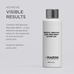 Jan Marini lotion applied on skin demonstrates even distribution for targeted treatment.