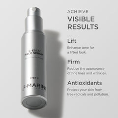 Jan Marini C-ESTA Serum texture on fingertip for smooth application.
