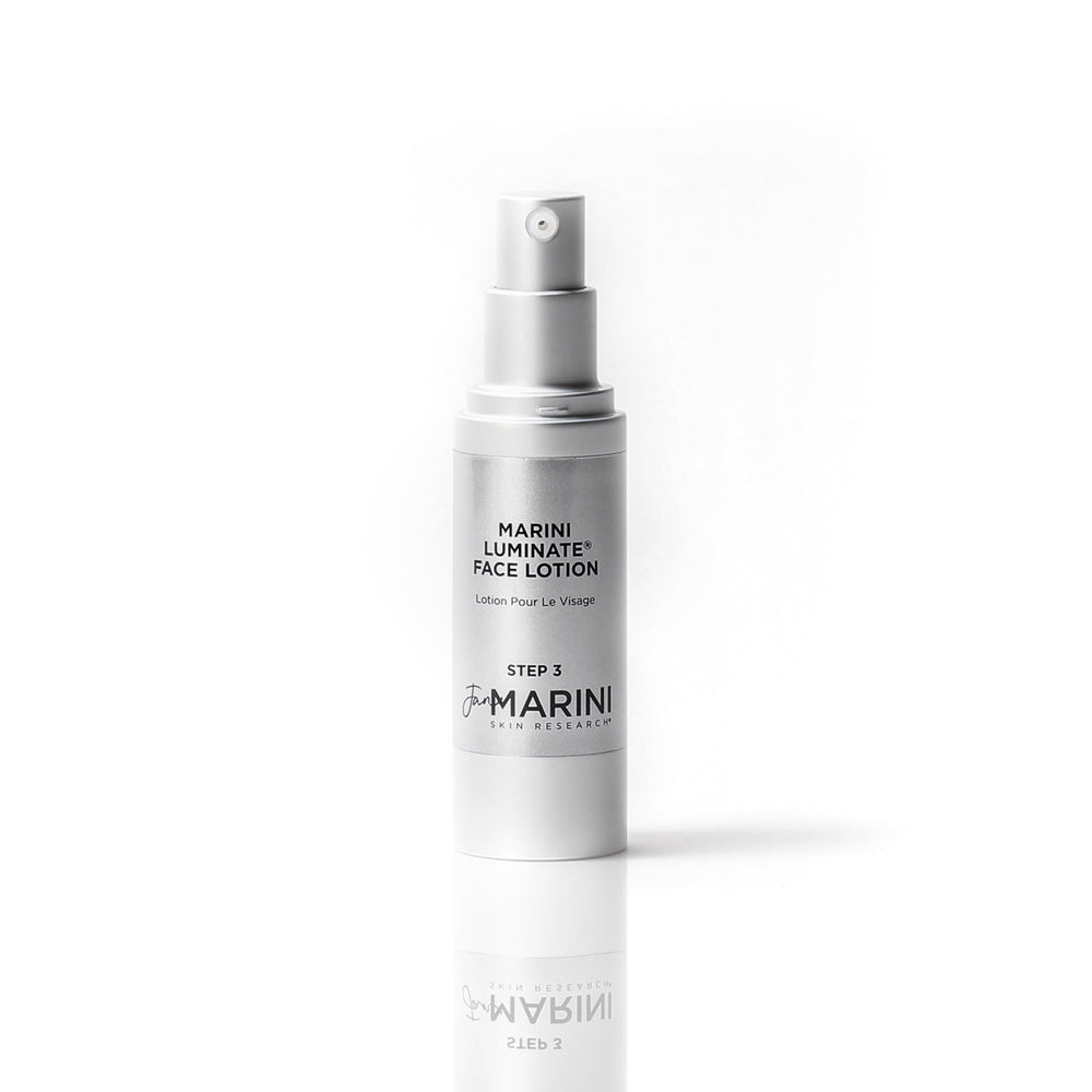 Jan Marini Luminate Face Lotion packshot highlights brightening formula for radiant skin and even tone