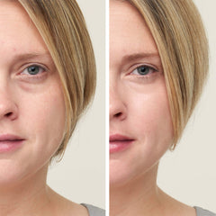 Jane Iredale Circle Delete Peach applicator in use for precise color correction.