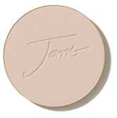 Jane Iredale PurePressed Base refill in Light Beige open compact for quick touch-ups