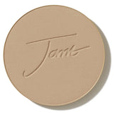 Jane Iredale PurePressed Base Riviera compact swatch shows natural matte finish with SPF.