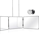 JANMPASK 3 Way Mirror front view for DIY haircut precision and styling.