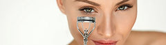JAPONESQUE point-tweezers in hand for fine hair and ingrown-hair extraction