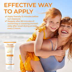 Jardient sunscreen being applied to arm demonstrating quick, invisible blend