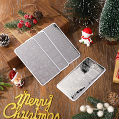 JarThenaAMCS snowflake stamping plate for crisp winter nail patterns