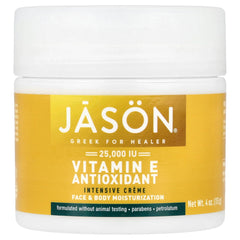 JASON Vitamin E Age Renewal Creme jar highlighting rich hydration for mature skin