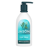 JASON Tea Tree Purifying Body Wash bottle offers a gentle cleansing experience