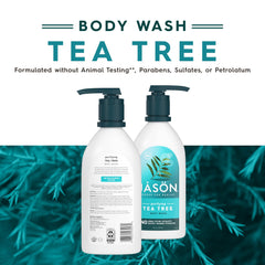 JASON Tea Tree Purifying Body Wash lather creates a soothing daily cleanse