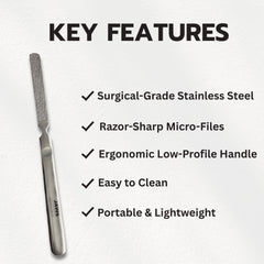 Jaws Podiatry callus grater razor-files remove rough skin efficiently at home.