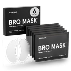 JAXON LANE Bro Mask box with six hydrogel patches for quick refresh.