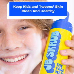 JB SKRUB The Face Wash foam closeup shows rich lather for gentle cleansing